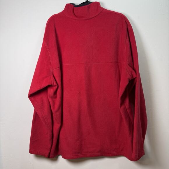 Columbia Fleece Sweater Sz 3XL Holiday Pullover Half Button Outdoor Hiking Warm - Picture 5 of 12